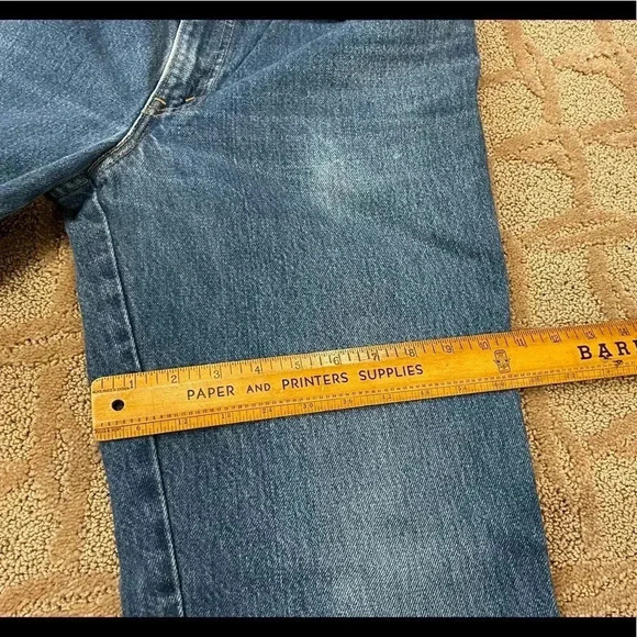 Vtg GWG Denim Jeans 36x32 - Naturally Distressed - Picture 9 of 9